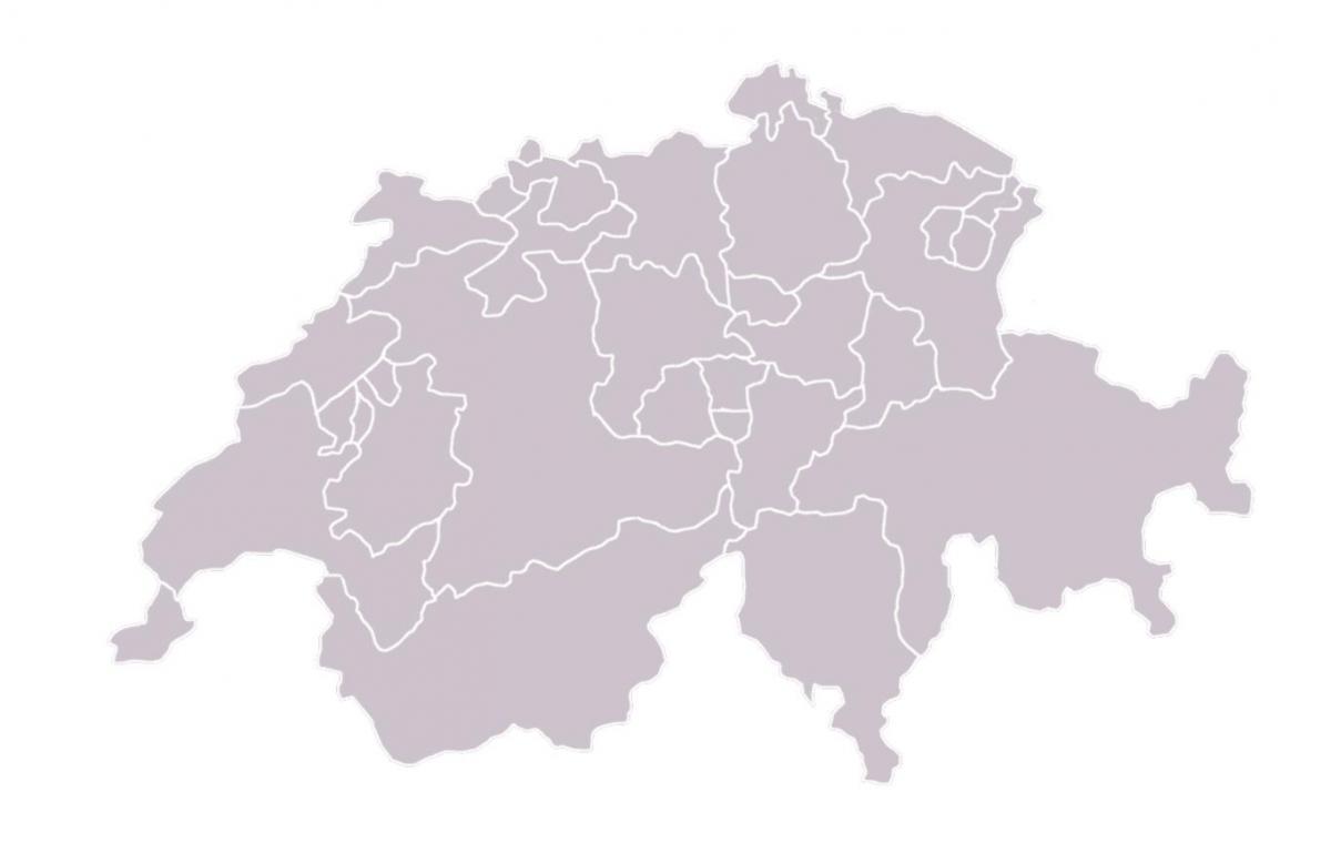mapa ng blangkong mapa ng switzerland