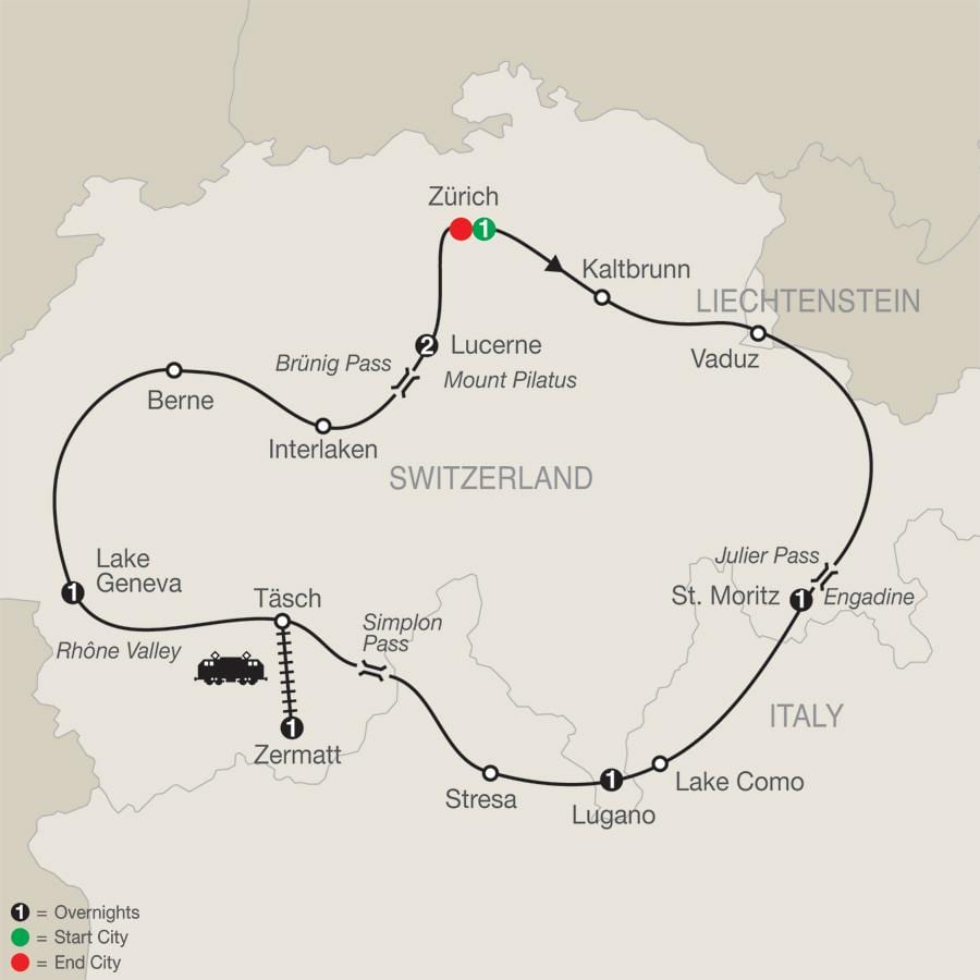 mapa ng switzerland dulaan drive
