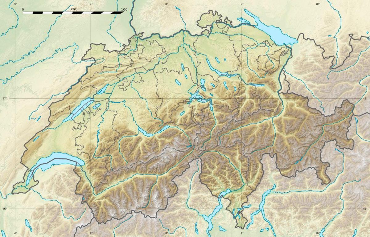 mapa ng switzerland lunas