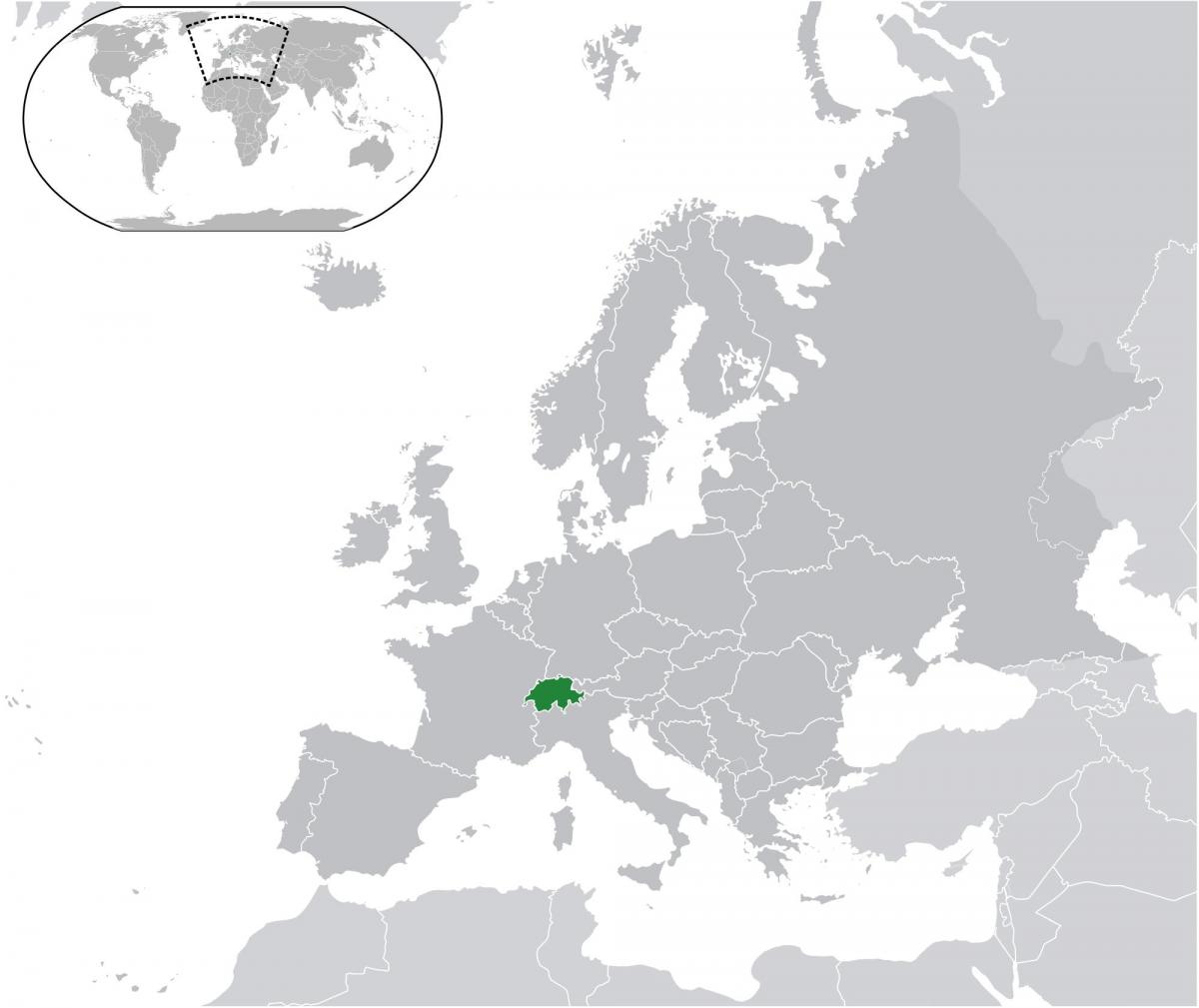 switzerland mapa sa mundo