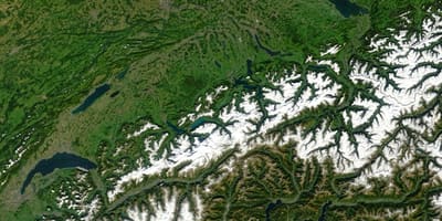 Mapa ng switzerland satellite