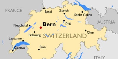 Mapa ng mga turista mapa ng switzerland sa mga lungsod