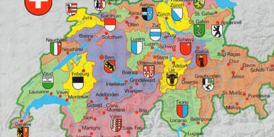 Mapa ng mga turista mapa ng zurich sa switzerland