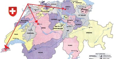 Mapa ng zurich sa switzerland mapa ng europa